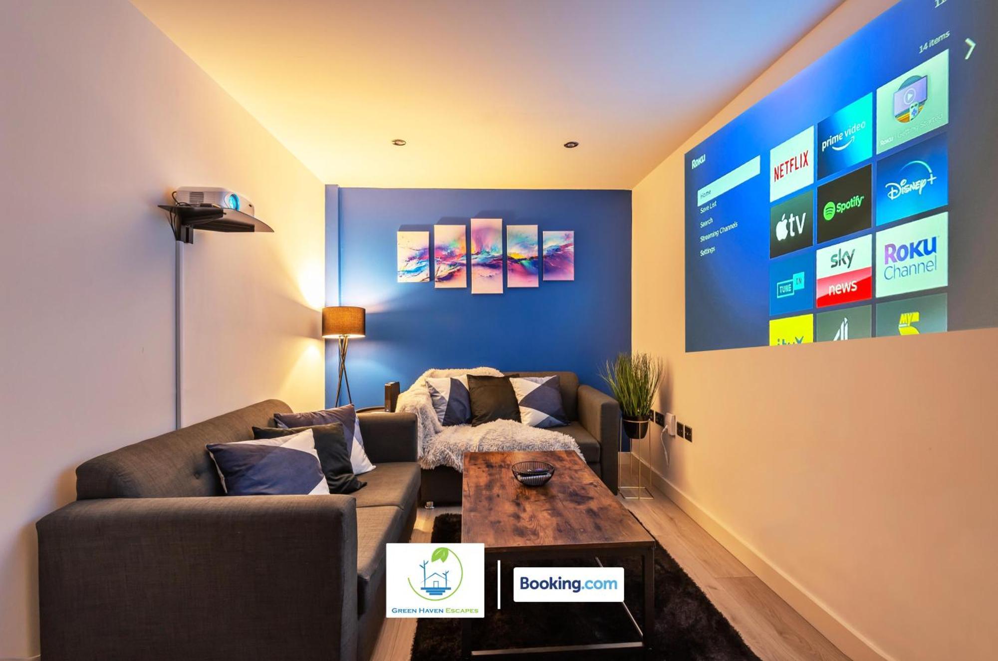 Spacious 1 Bedroom Apartment With 4K Cinema Experience By Green Haven Escapes In Bradford Bradford  Exterior foto